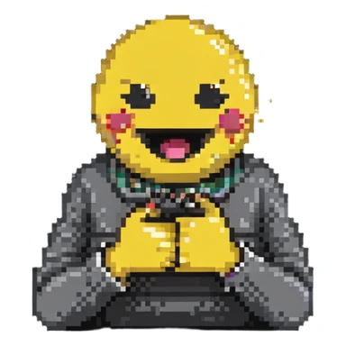 choking emoji with hands reaching out sticker