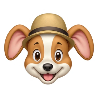 goofy dog character from Disney sticker