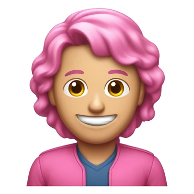 gerar emoji de um frasco de condicionador rosa sticker