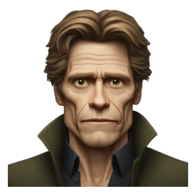 Willem Dafoe no wrinkles sticker