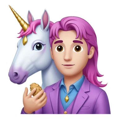 Simon B, peanuts, unicorn sticker