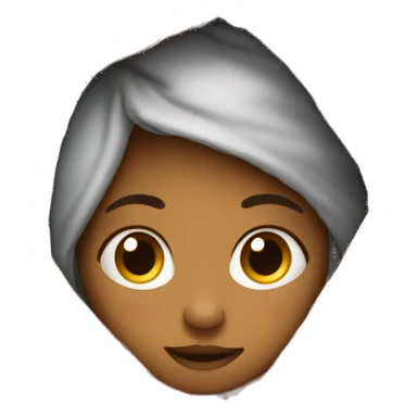 Girl snug in blanket  sticker