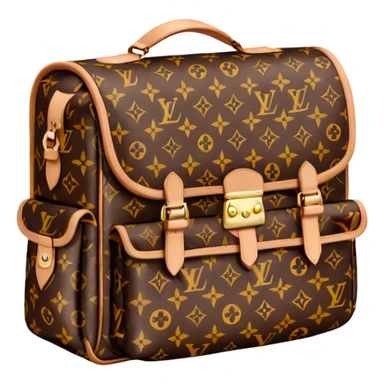 Louis Vuitton diaper sticker