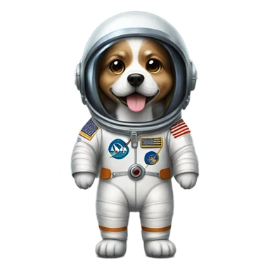 Astronauta perro sticker