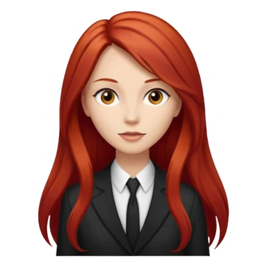 Mujer flaca con cabello largo color rojo color de piel blanca, hombre de color medio moreno con cabello color negro, flaco sticker