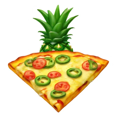 Pineapple on pizza sticker
