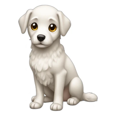 Chien mouton sticker