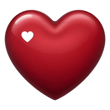 Bordeaux heart sticker