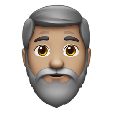 half raccoon half bearded man sticker