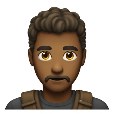 serious face sticker