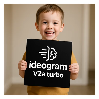 make image of a child holding a poster of this image sticker
