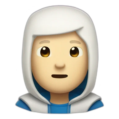 finn the human from adventure time sticker
