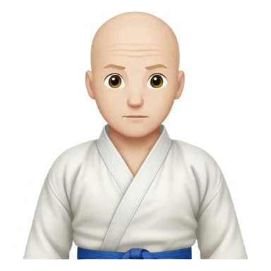 Judo men no hair french  sticker