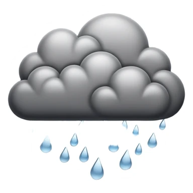 rain cloud sticker