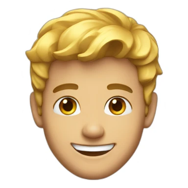 smiling justin sticker