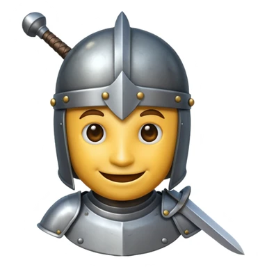 Emoticone Chevalier sticker
