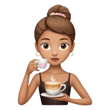 Ballerina cappuccino sticker