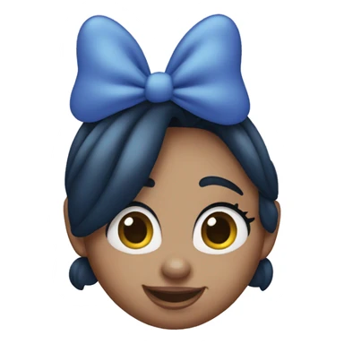 blue minnie mouse sticker