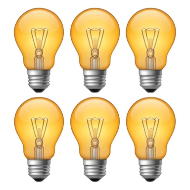 light bulbs sticker
