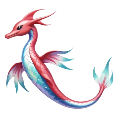 Milotic-Latias-Fakémon-hybrid-creature (full body)  sticker