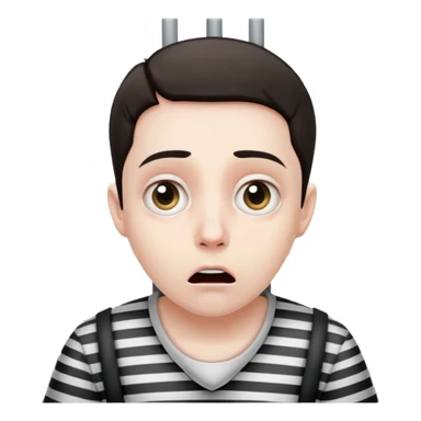 surprised prisoner sticker