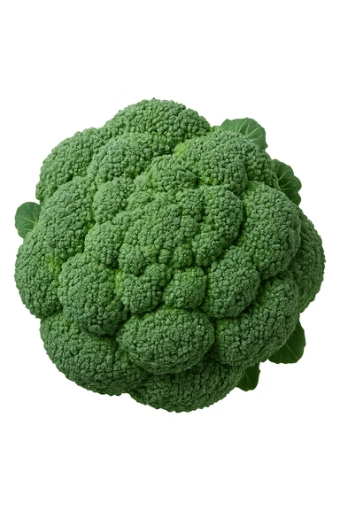 broccolo visti dall'alto sticker