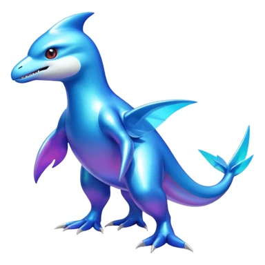 Shiny Koraidon-Latios-Salander-Fakémon-hybrid-creature (full body)  sticker