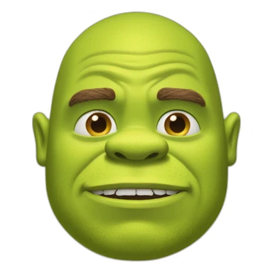 Shrek est bodybuildé sticker