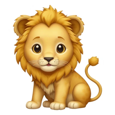 a baby lions 🦁  sticker