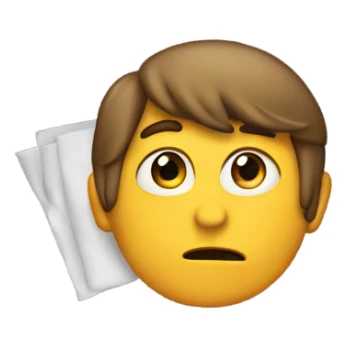 awkwardly hiding sticker