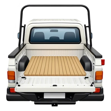 landcruiser 79 series truck bed - Toyota (Model Year: 2008) (Iconic colour: white) sticker