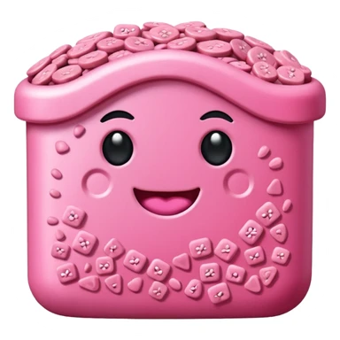 Matisse slop style pink SPAM art landscape sticker