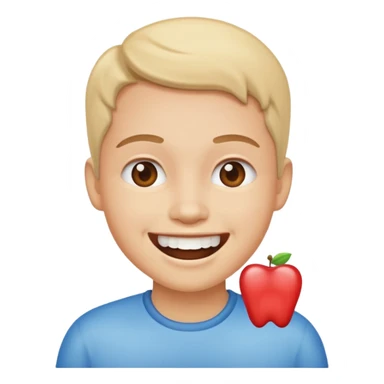 caries of tooth friendly cuty sticker