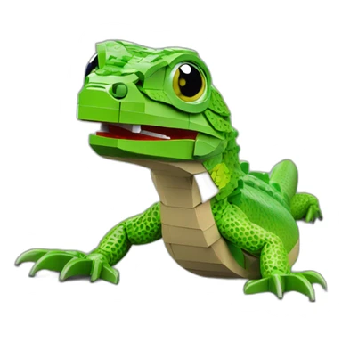 Lezard Lego sticker