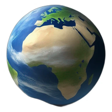 Météorite s'écrase sur la terre  sticker