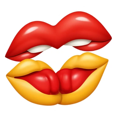 Kisses sticker