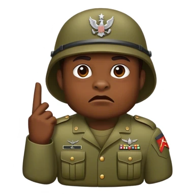 Beast in the army sticker