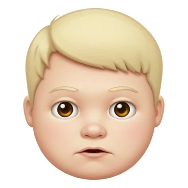 short fat ugly kid sticker