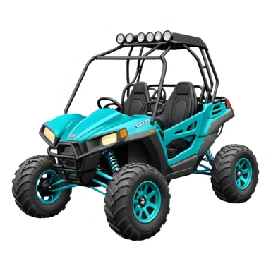 Polaris torqouise buggy atv  sticker