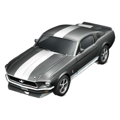 Mustang car sticker