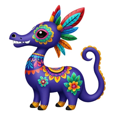 vibrant Mexican alebrije sticker