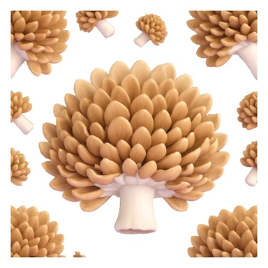 maitake hen of the woods mushroom cluster sticker
