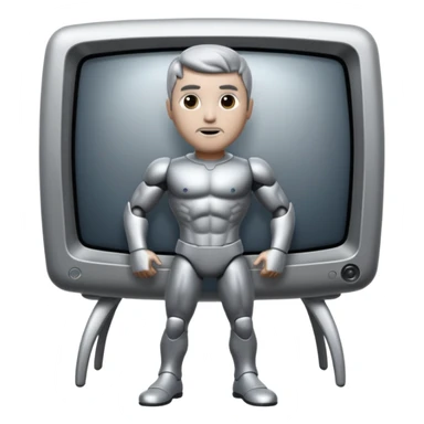 Titan TV man sticker