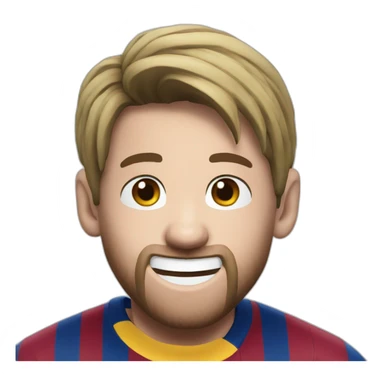Messi happy  sticker