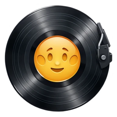 Record vinyl sticker