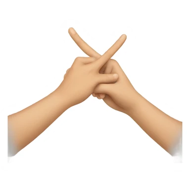 Two Italian hands touching at the fingertips sticker