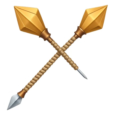 Rope Dart – Long rope with metal dart tied at the end.
 sticker