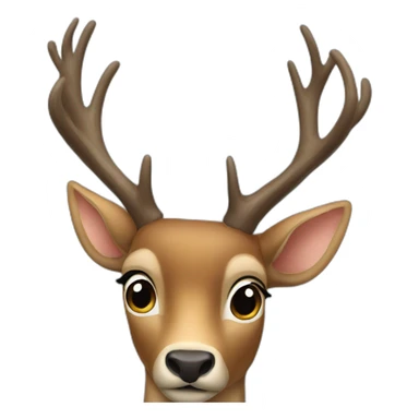 deer in the headlights sticker