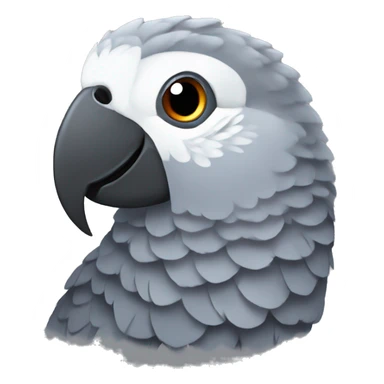 African grey parrot  sticker