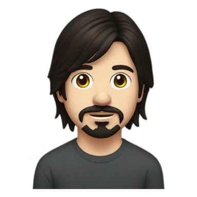 Young Dave Grohl without a beard sticker